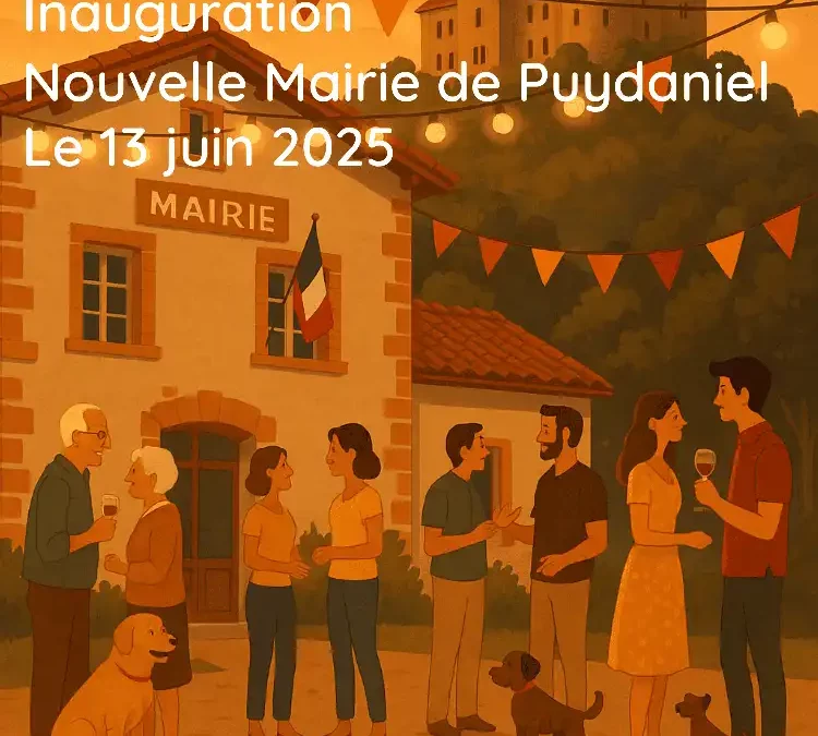 Inauguration de la Nouvelle Mairie de Puydaniel