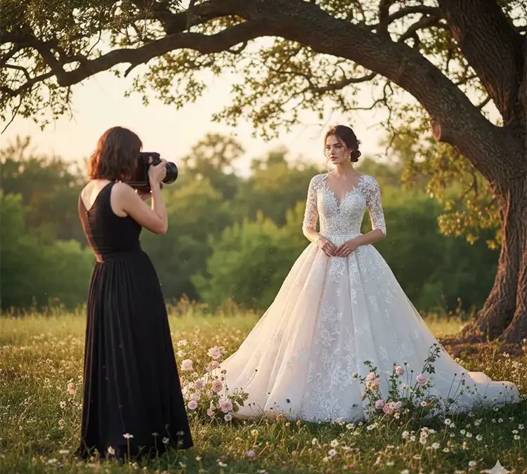 Shooting mariage de rêve au château